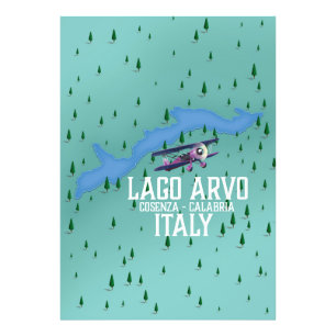 Foto lago arvo mapa de viagem Itália