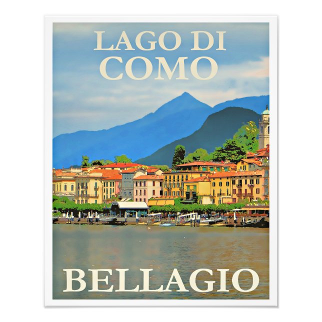 Foto Lago de Como, Bellagio, Itália (Frente)