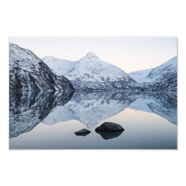 Foto lago de portagem reflexivo (Frente)