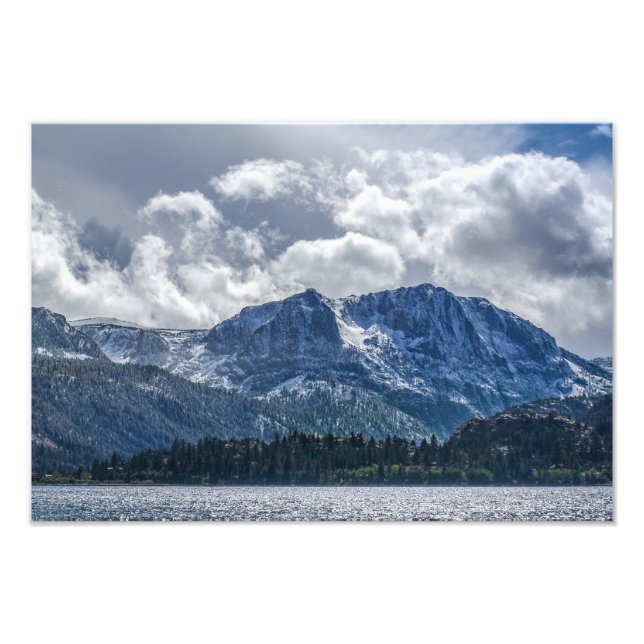 Foto Lago June e Carson Peak com tempestade se aproxima (Frente)
