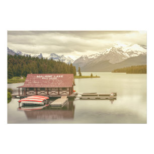 Foto Lago Maligne Boathouse