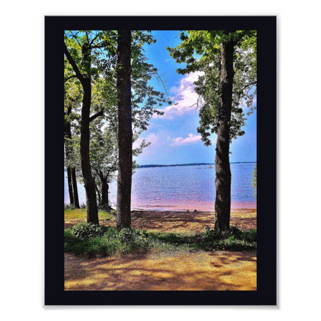 Foto Lago Mendota do Ponto de Piquenique (Frente)