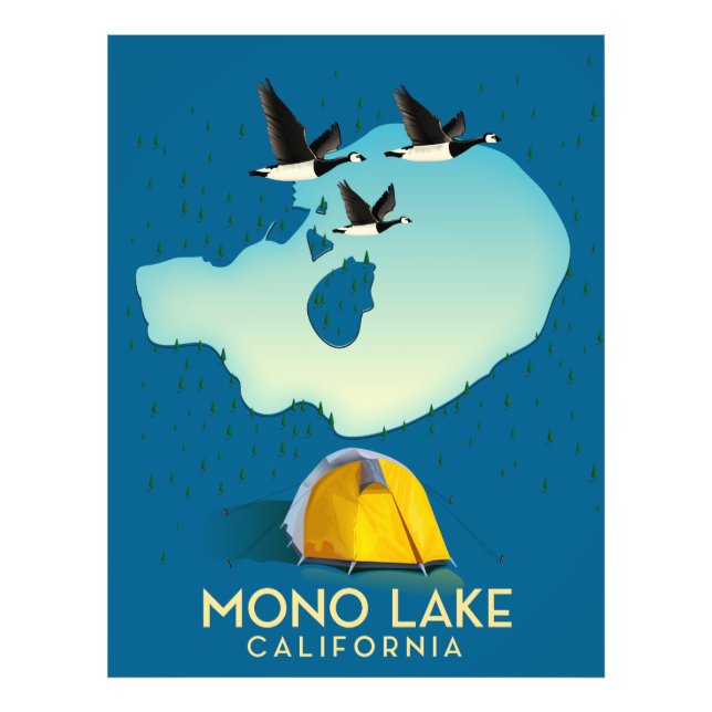 Foto Lago Mono Califórnia EUA (Frente)