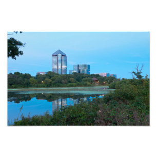 Foto Lago Normandale e Edifícios