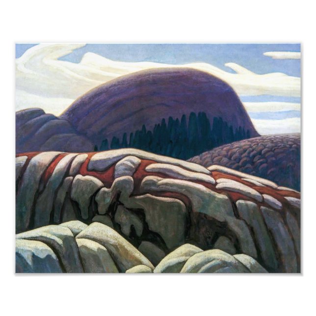 Foto Lago Superior Hill | Lawren Harris | (Frente)