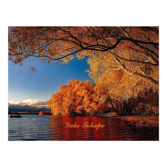Foto Lago Tekapo, Nova Zelândia (Frente)