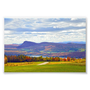 Foto Lago Willoughby, Vermont, no outono