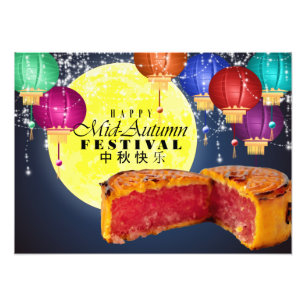 Foto Lanternas, Lua e bolos