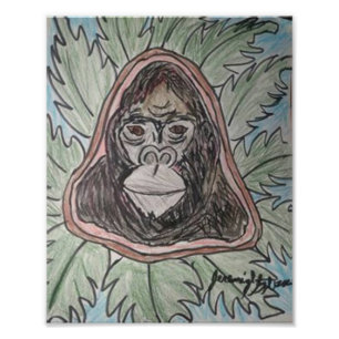 Foto Lápis da cor de Gorillla
