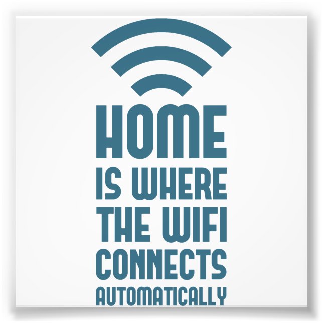 Foto Lar é Onde o WIFI Conecta Automaticamente (Frente)