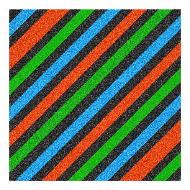 Foto Laranja, Azul, Verde, Largura Negra Strike STaylor (Frente)