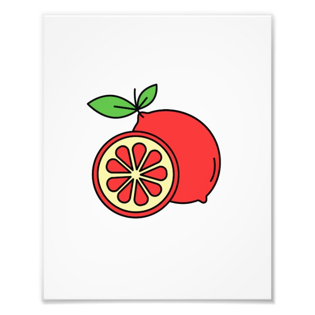 Foto Laranja Vermelho (Frente)