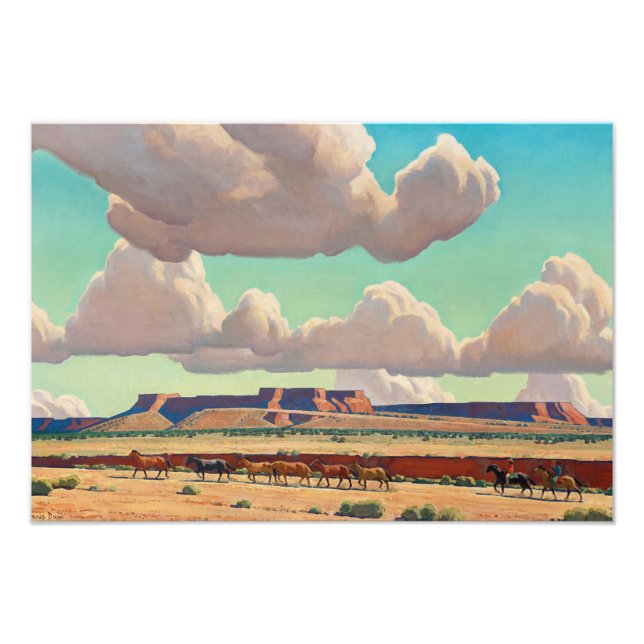Foto Laranjas do Navajo por Maynard Dixon (Frente)