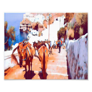 Foto ldp SANTORINI - Caminho de burro - Fira -