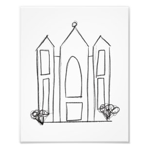 Foto LDS Salt Lake City Temple simples mormon moderno