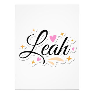 Foto Leah name fofo design