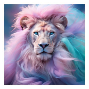 Foto Leão Majestoso com Pele Pastel Tipo Seda - Eetéreo