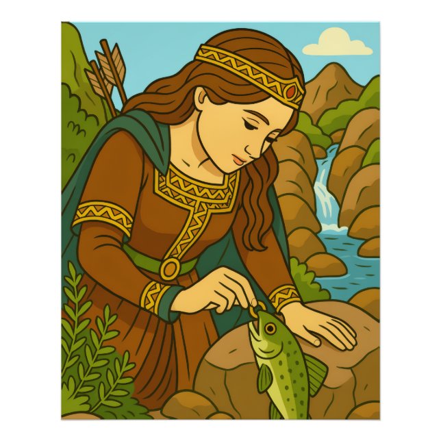 Foto Legenda de Mathilde e Trout de Orval, Bélgica (Frente)