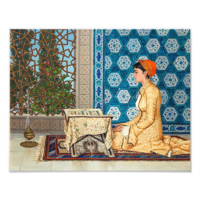 Foto Leitura de Jovem | Osman Hamdi Bey | (Frente)
