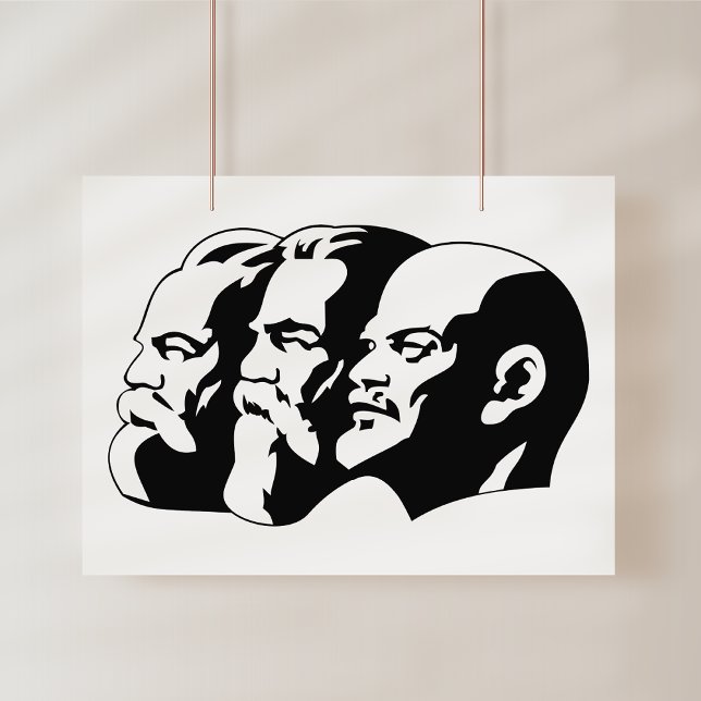 Foto Lenin, Marx, Engels, União Soviética, Comunismo (Criador carregado)