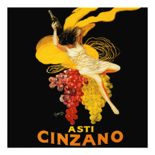 Foto Leonetto Cappiello Cinzano Cocktail Publicidade