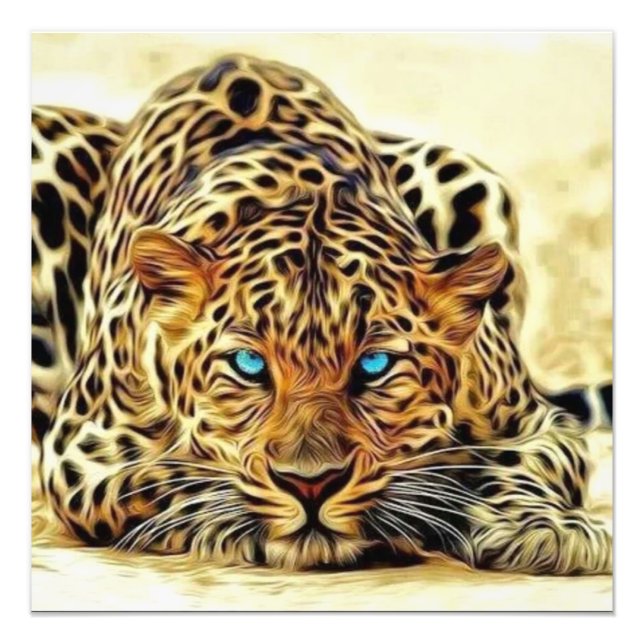 Foto Leopardo Azul (Frente)