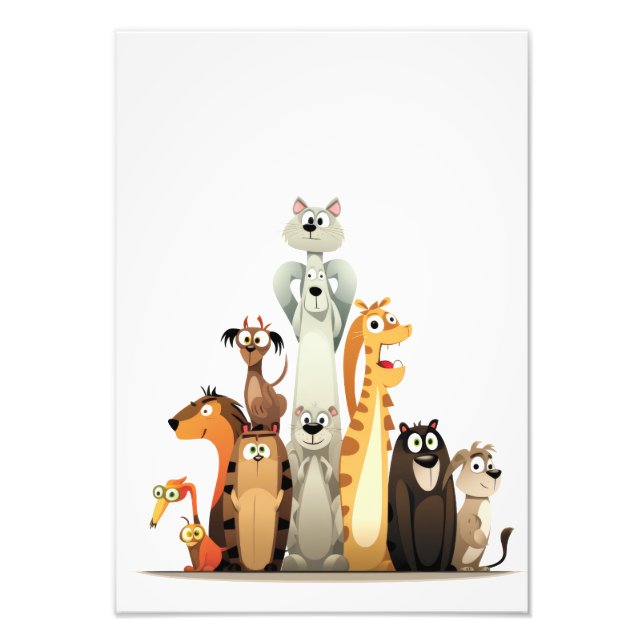 Foto les animaux amusants  (Frente)