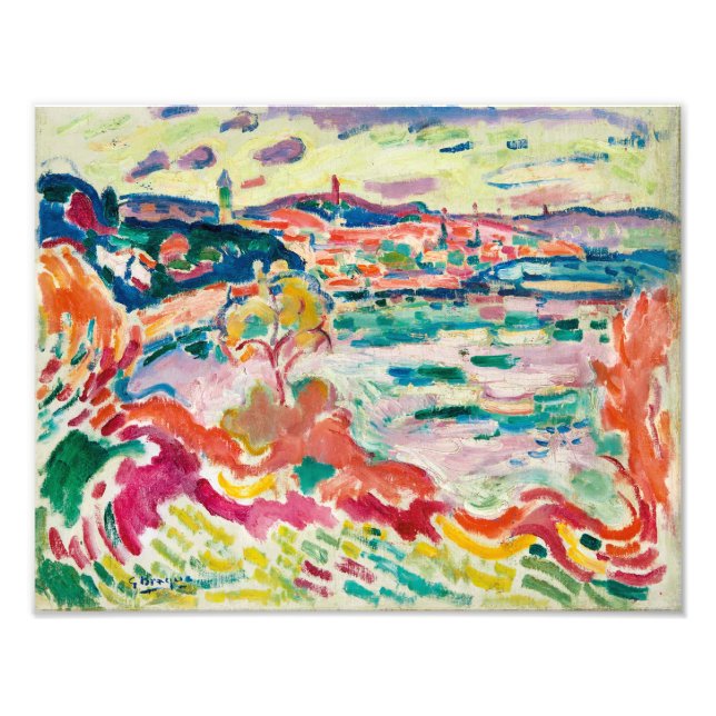 Foto L'Estaque | Georges Braque | (Frente)