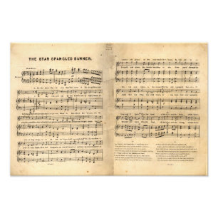 Foto Letras de Letras de Banner do Vintage Star Spangle