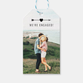 Foto leve | Anúncio de Noivado | Etiqueta de prese