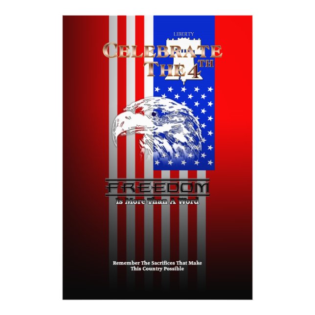 Foto Liberdade É Mais Do Que Uma Palavra Impressão de F (Frente)