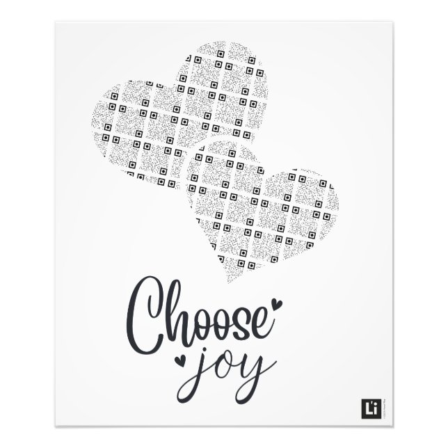 Foto Lil'Inspirations #40 - Choose Joy (Frente)