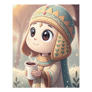 Foto Linda Hatshepsut Kawaii Arte de Comida e Coco