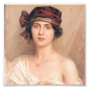 Foto Linda, jovem senhora, por Albert Lynch, Belle Epoq