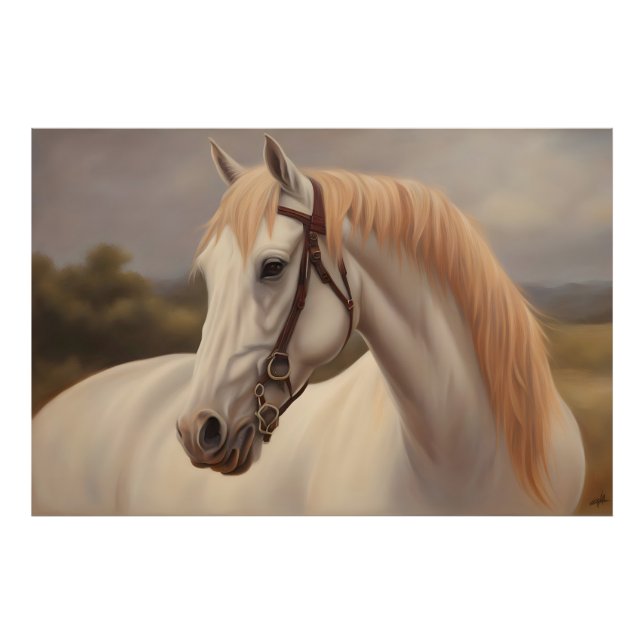 Foto Linda pintura de cavalos (Frente)