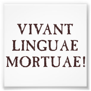 Foto Linguagens de Mortos Vivas - Latim