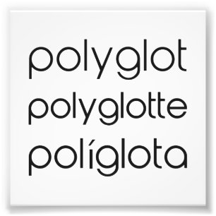 Foto Línguas do múltiplo de Polyglotte Polyglota da