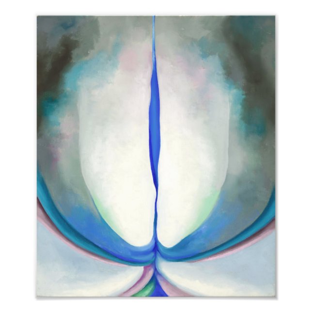 Foto Linha Azul | Georgia O'Keeffe | (Frente)