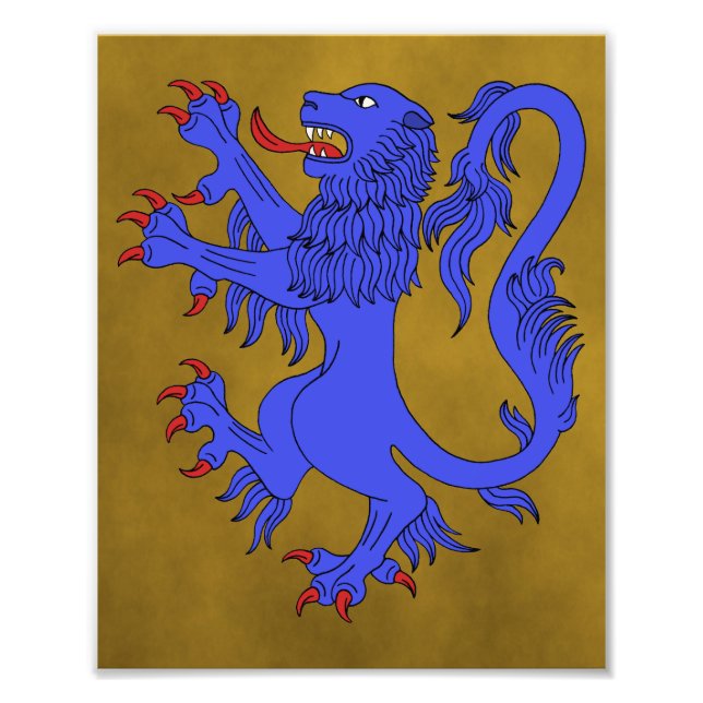 Foto Lion Rampant Azure (Frente)