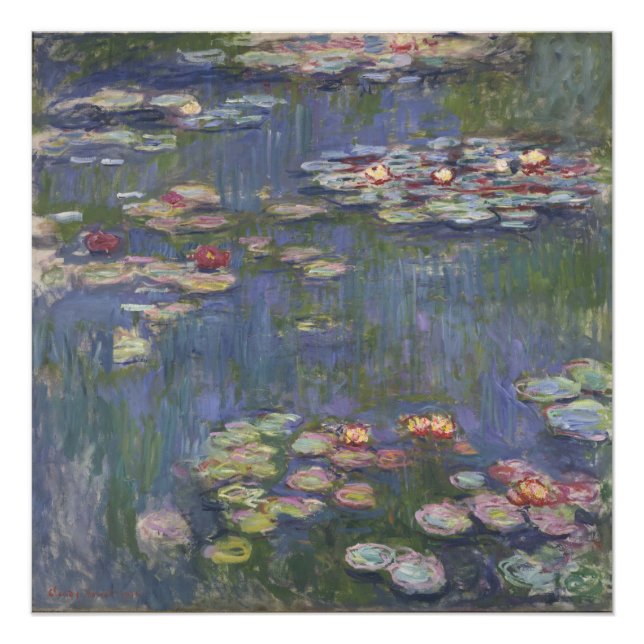 Foto Lírios d'água de Claude Monet (Frente)