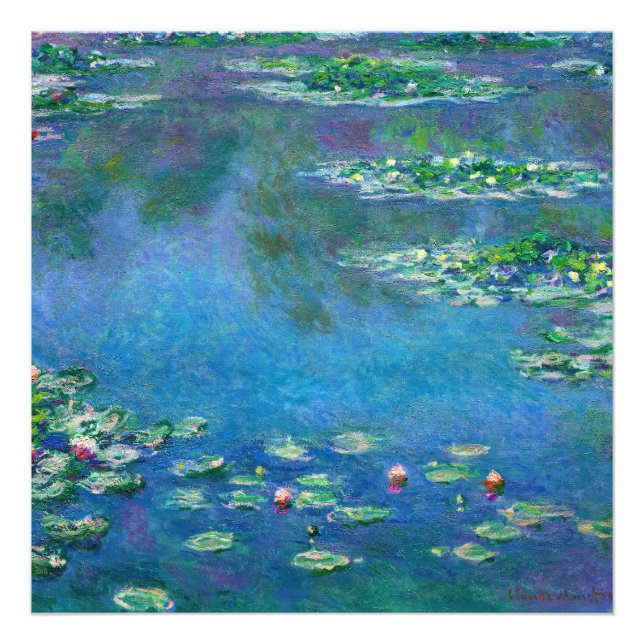Foto Lírios d'água de Claude Monet (Frente)