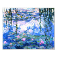Lírios de Água Rosa Monet