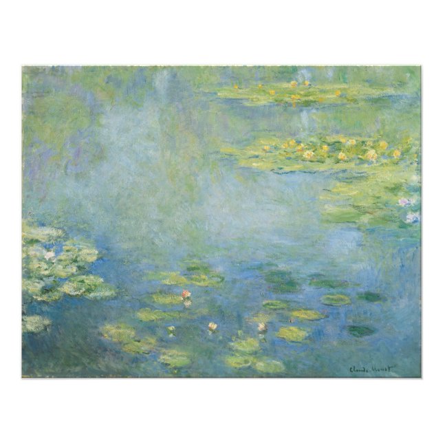 Foto Lírios de Claude Monet (Frente)