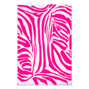 Foto Listras de zebra rosa
