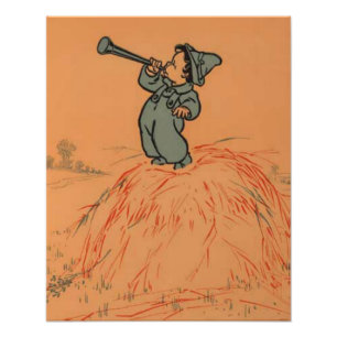 Foto Little Boy Blue Nursery Rhyme