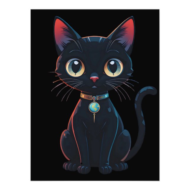 Foto Little Spooky Black Cat (Frente)