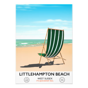 Foto Littlehampton Beach East Sussex poster de viagens