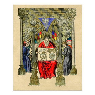 Foto Livro Medieval da Alquimia