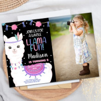 Foto: Llama Diversão Llama Convites de Aniversário