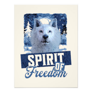 Foto Lobo Ártico Espírito de Liberdade Desenho de Vida